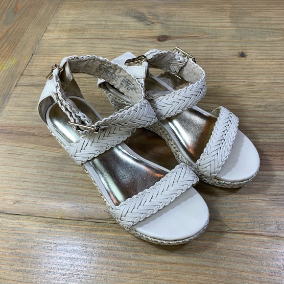 Stuart Weitzman Akilah Sparkle Wedge Shoe - Picture 3 of 5